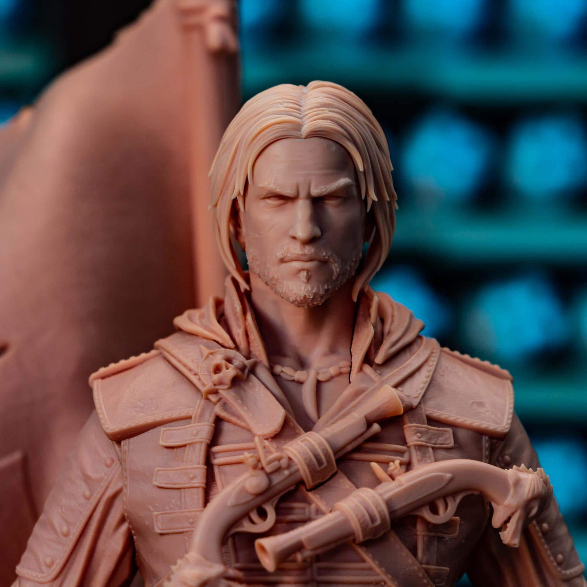 Hooded Pirate Blade Raider | Resin Garage Kit | Unpainted Figure