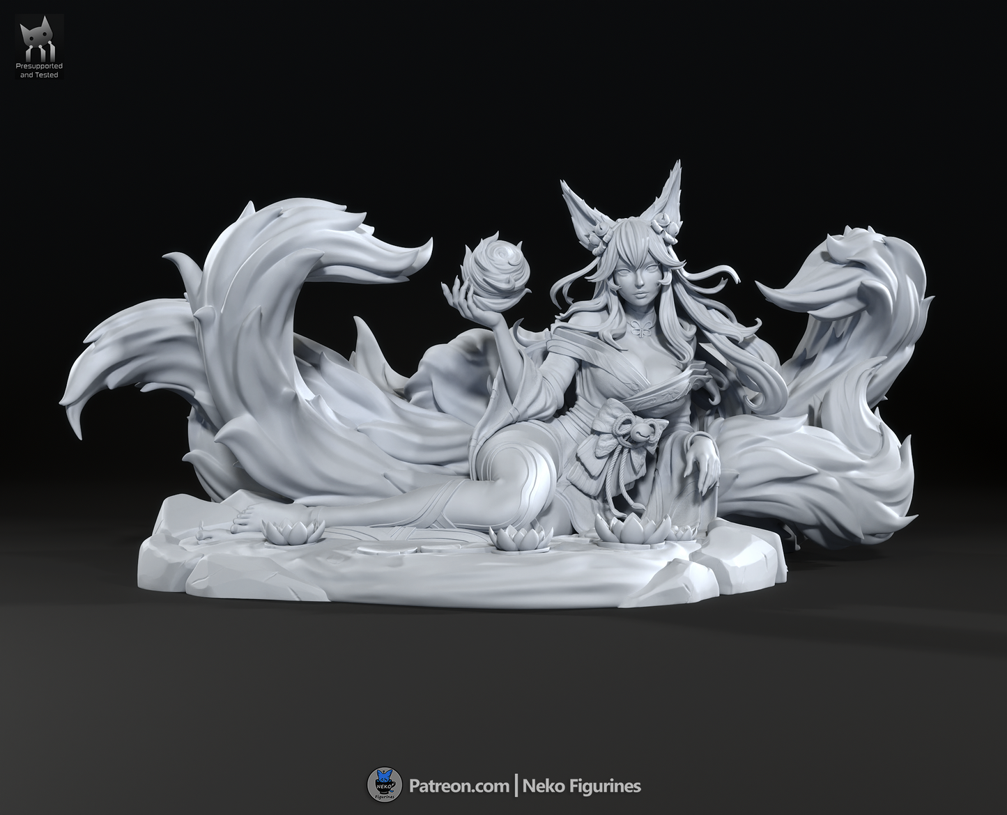 Nine-Tailed Kitsune Enchantress