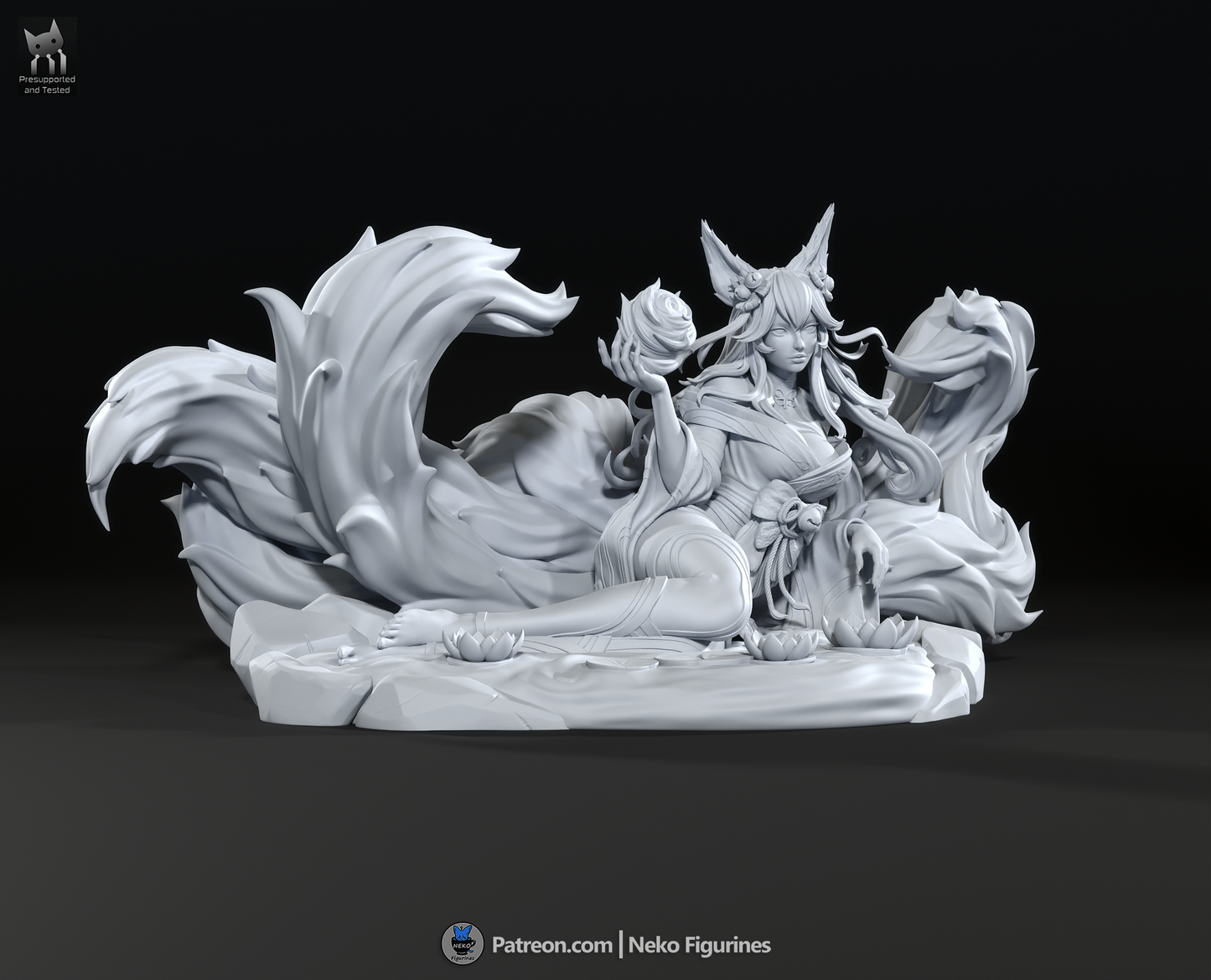 Nine-Tailed Kitsune Enchantress