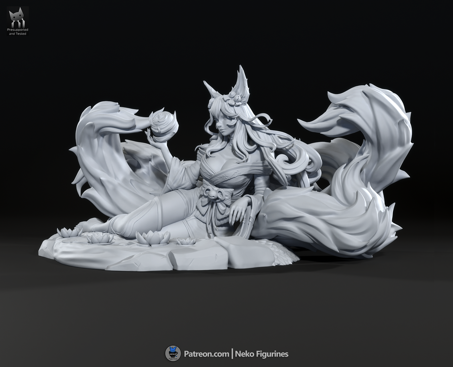 Nine-Tailed Kitsune Enchantress