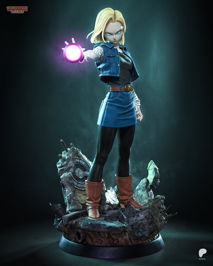 Battle-Ready Android Fighter