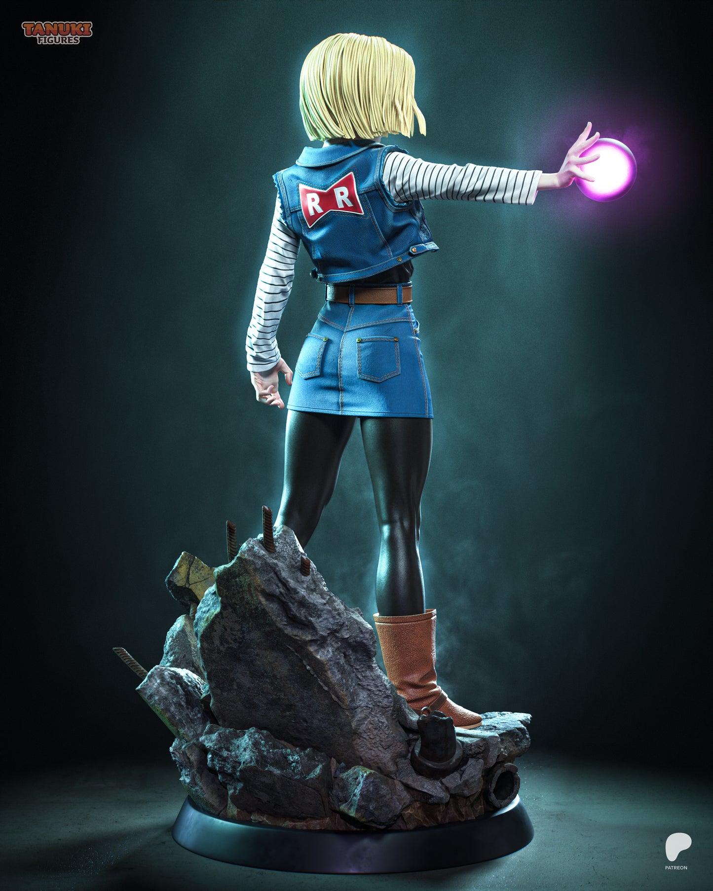 Battle-Ready Android Fighter