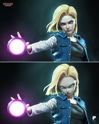 Battle-Ready Android Fighter