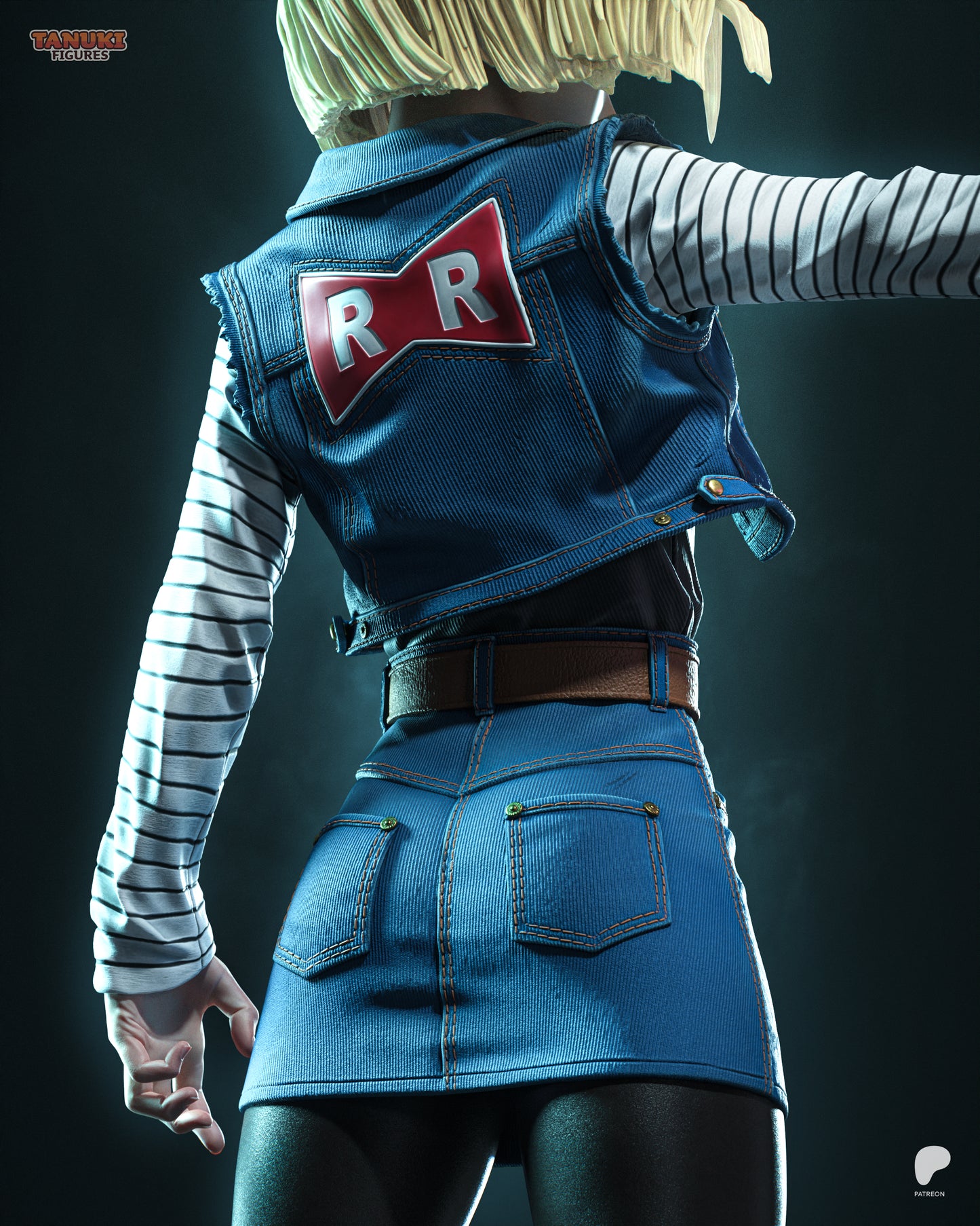 Battle-Ready Android Fighter