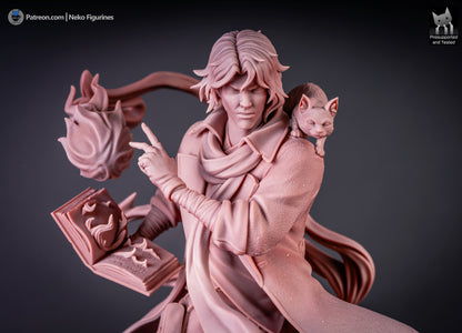 Flamebound Arcane Scholar