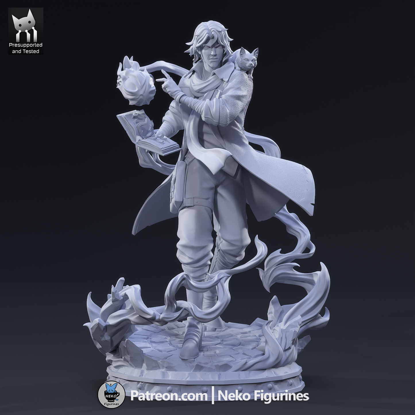 Flamebound Arcane Scholar