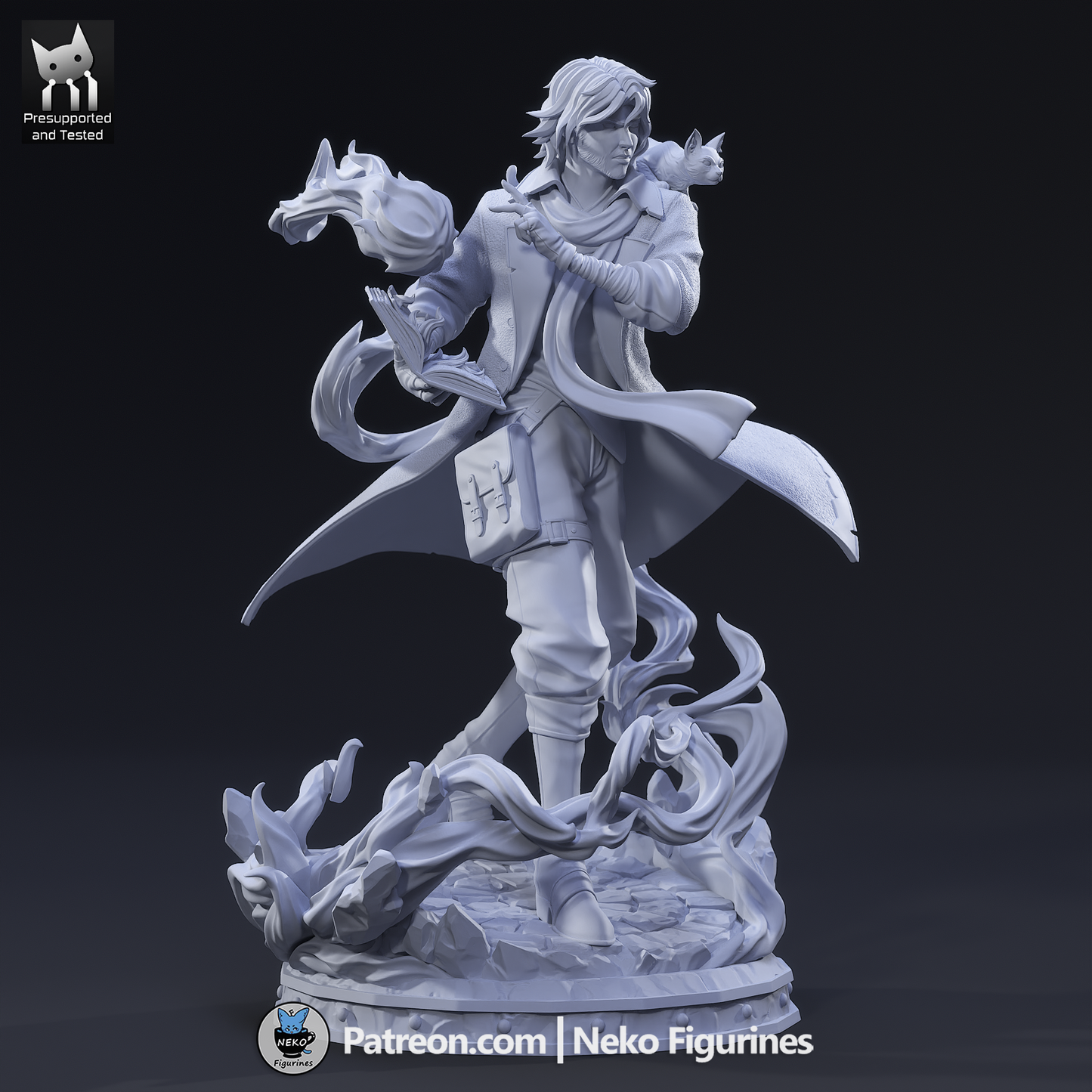 Flamebound Arcane Scholar