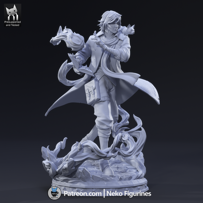Flamebound Arcane Scholar