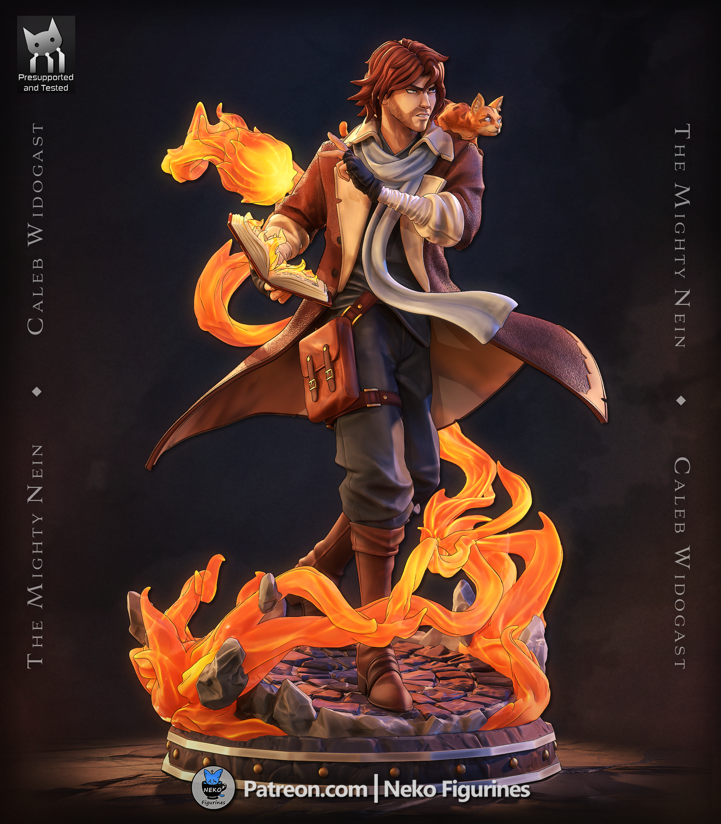 Flamebound Arcane Scholar