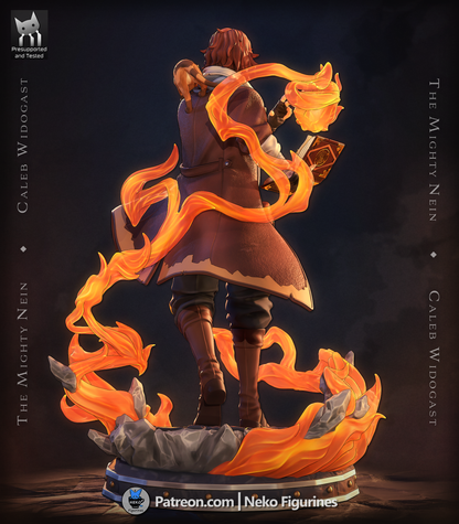 Flamebound Arcane Scholar