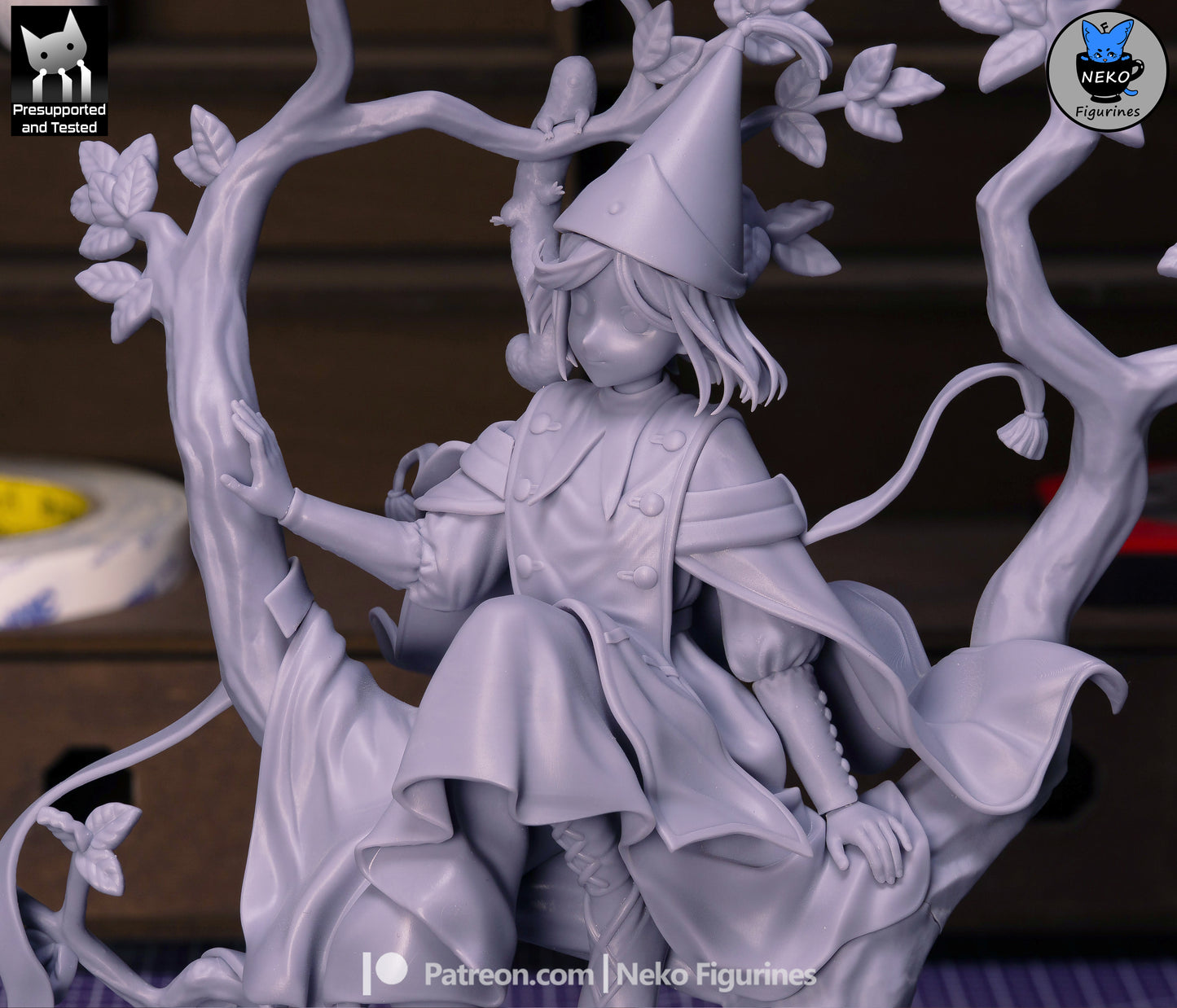 Blue-Caped Apprentice Witch
