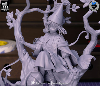 Blue-Caped Apprentice Witch