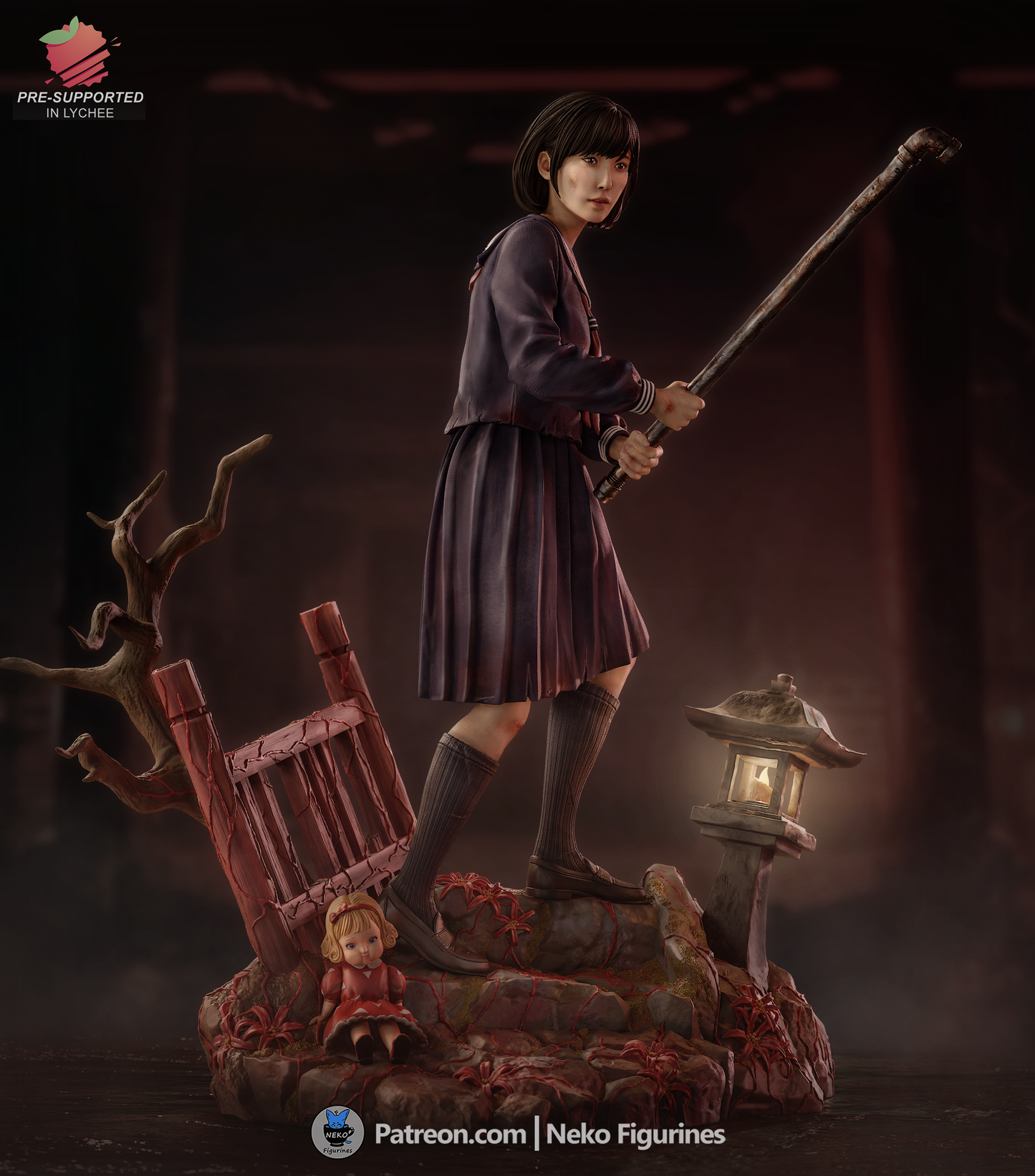 Lantern-Lit Schoolgirl Survivor
