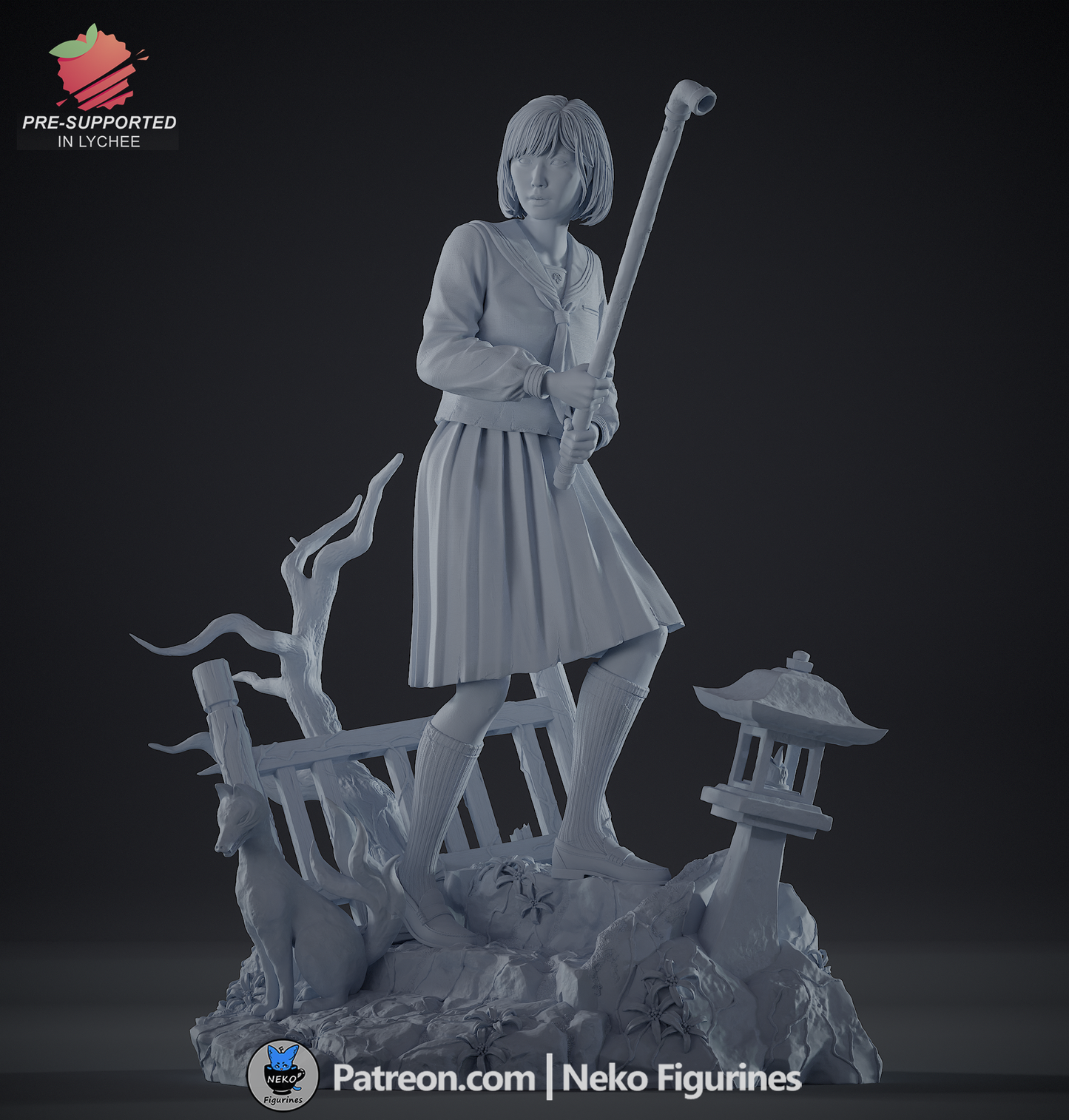 Lantern-Lit Schoolgirl Survivor