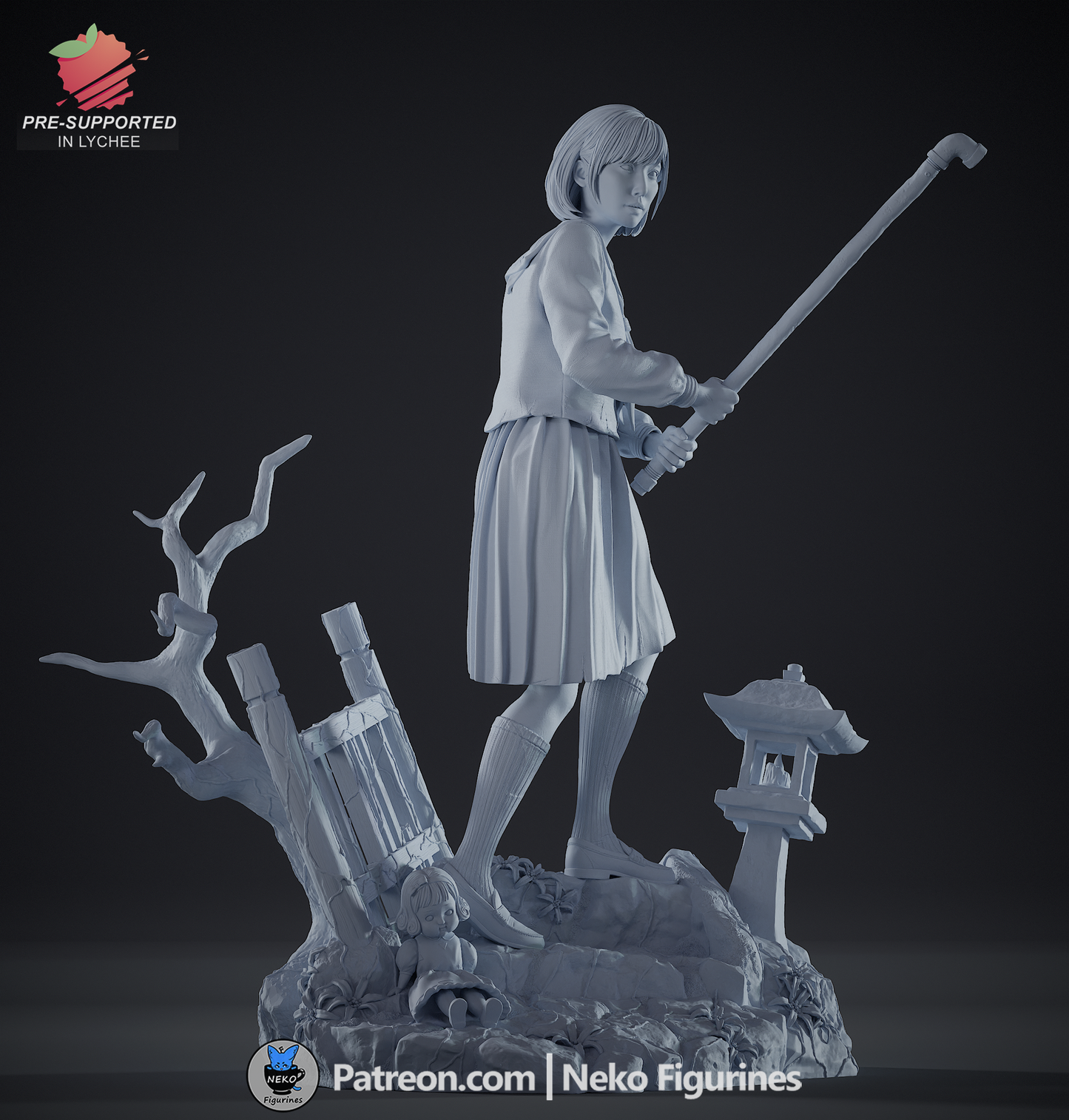 Lantern-Lit Schoolgirl Survivor