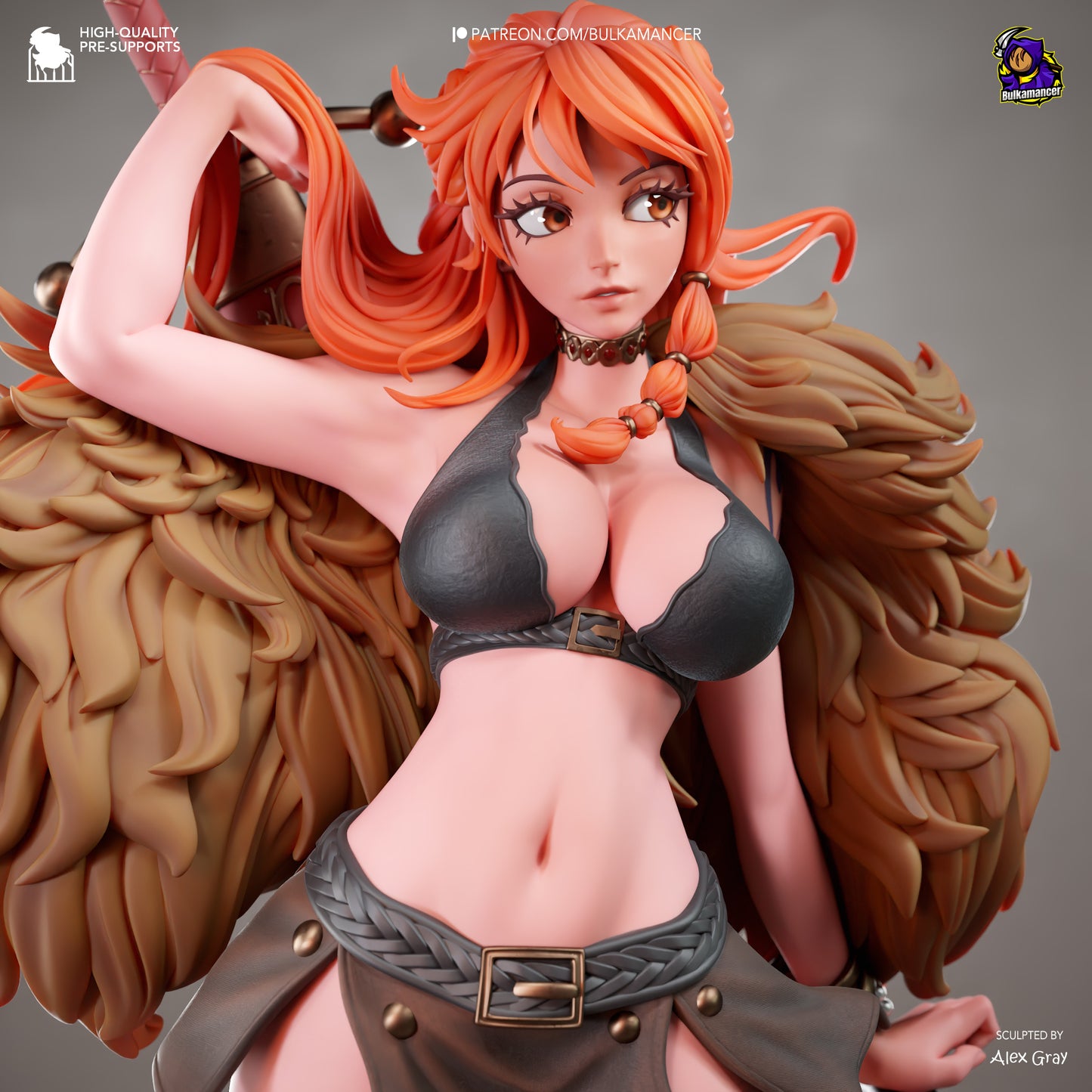 Orange-Haired Shield Maiden