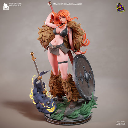 Orange-Haired Shield Maiden