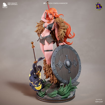 Orange-Haired Shield Maiden