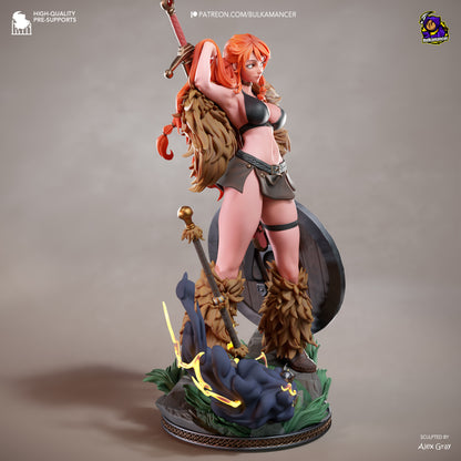 Orange-Haired Shield Maiden