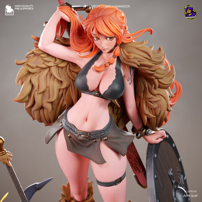 Orange-Haired Shield Maiden