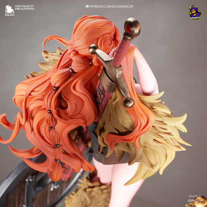 Orange-Haired Shield Maiden