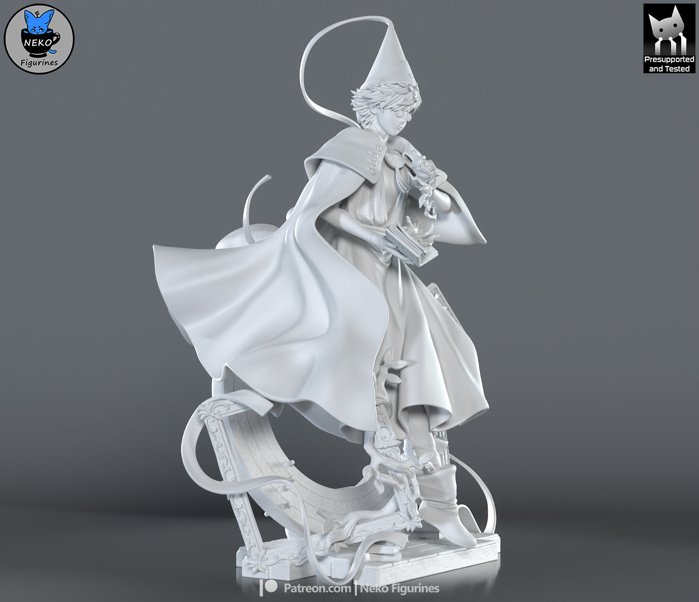 Ivory-Caped Storybook Spell Mentor
