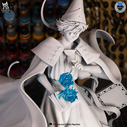 Ivory-Caped Storybook Spell Mentor