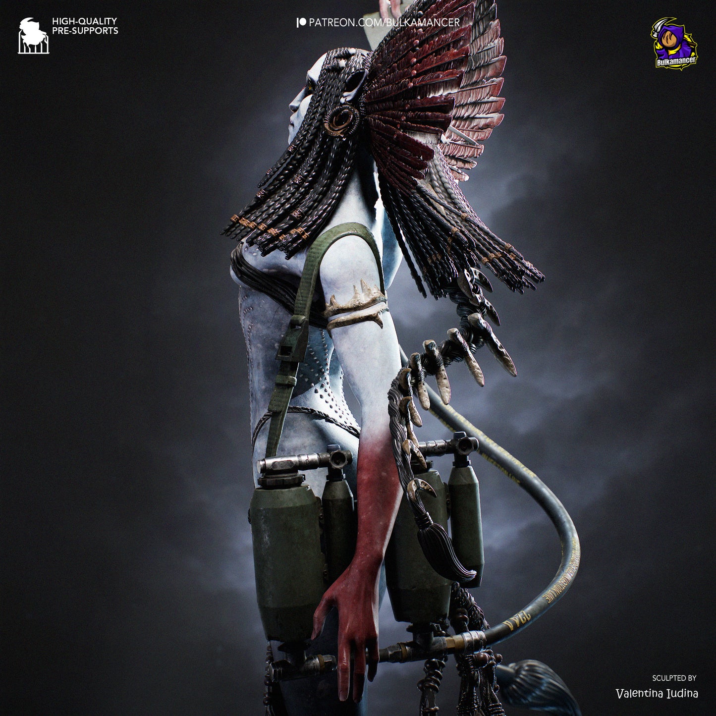 Ash-Crowned Alien Warleader