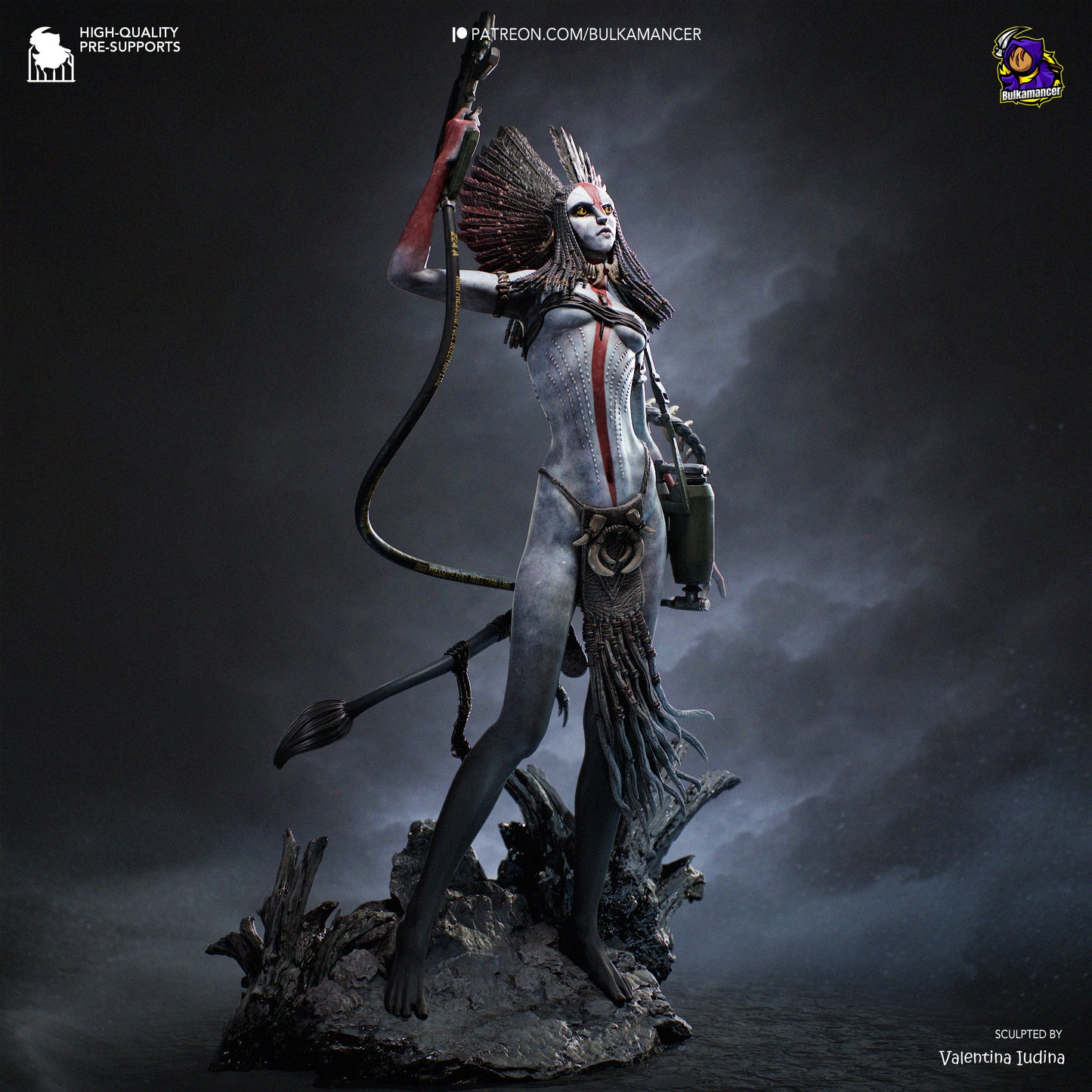 Ash-Crowned Alien Warleader