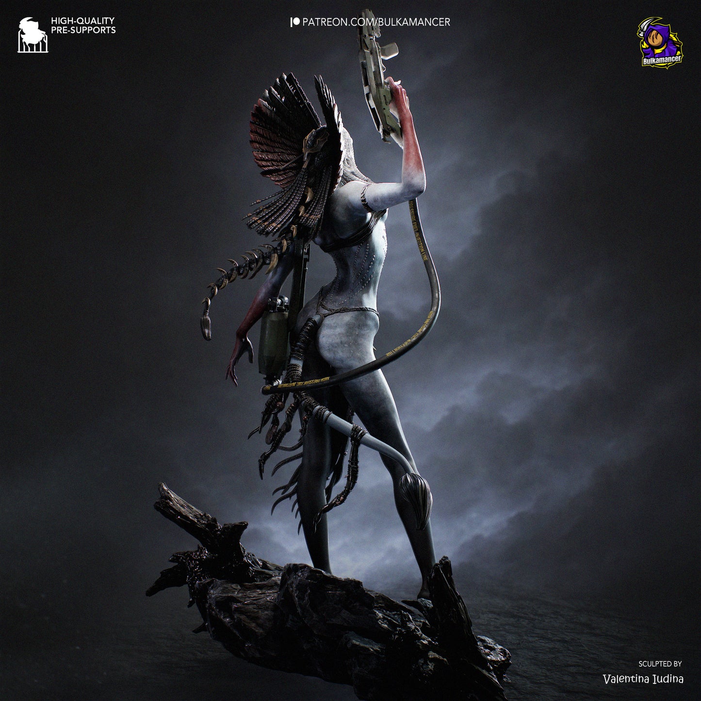 Ash-Crowned Alien Warleader
