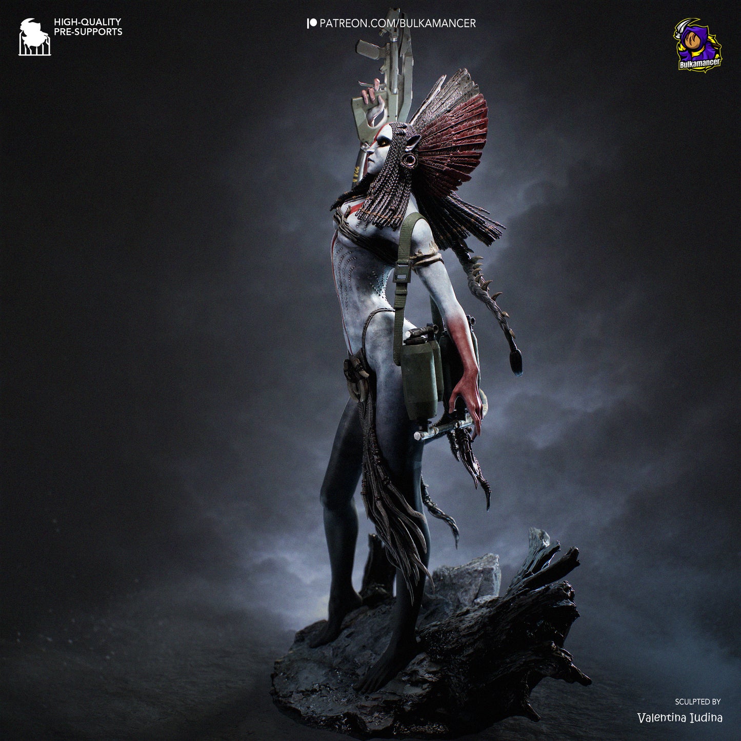 Ash-Crowned Alien Warleader