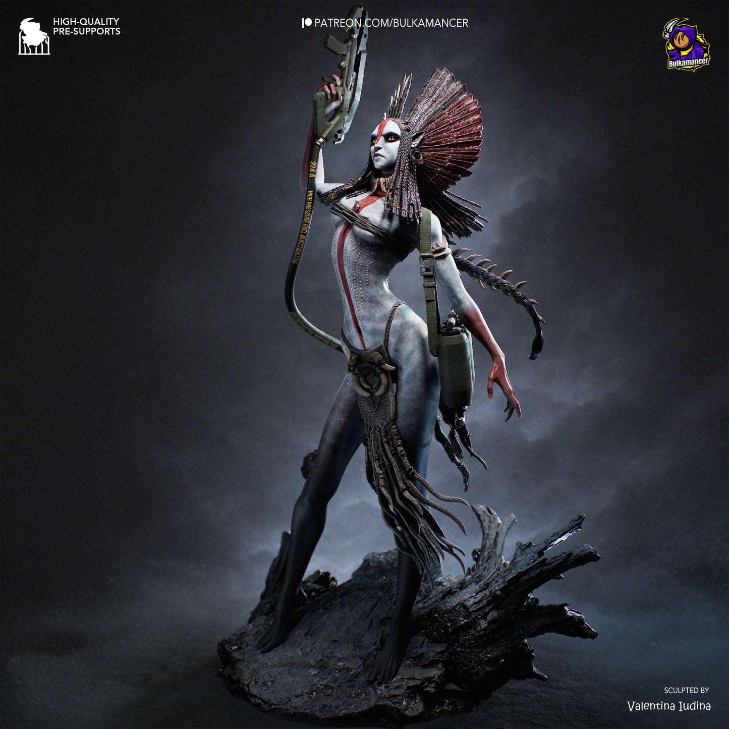 Ash-Crowned Alien Warleader