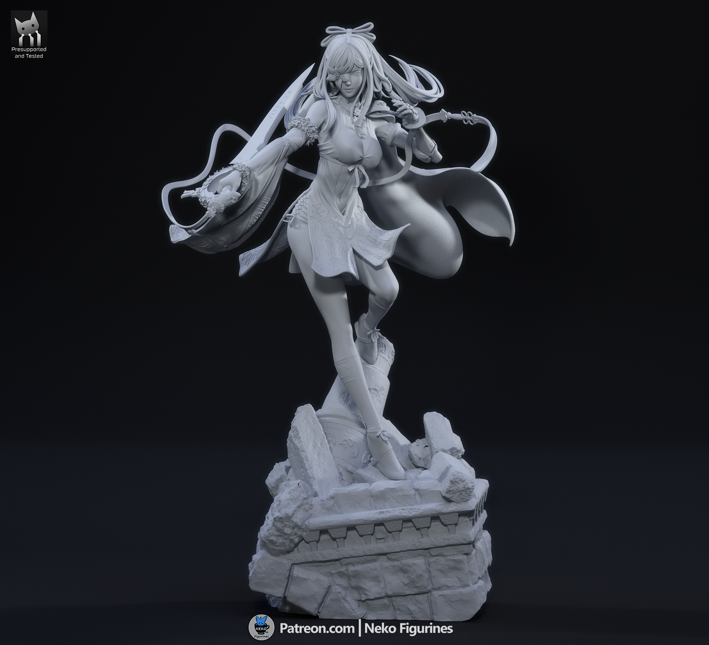 Flower-Eyed Swordswoman
