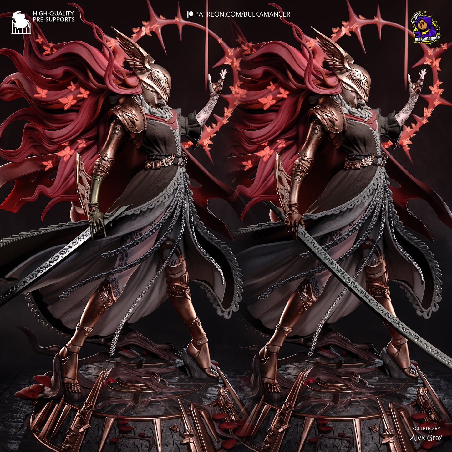Scarlet Halo Blade Goddess