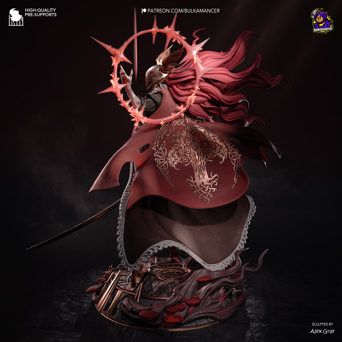 Scarlet Halo Blade Goddess