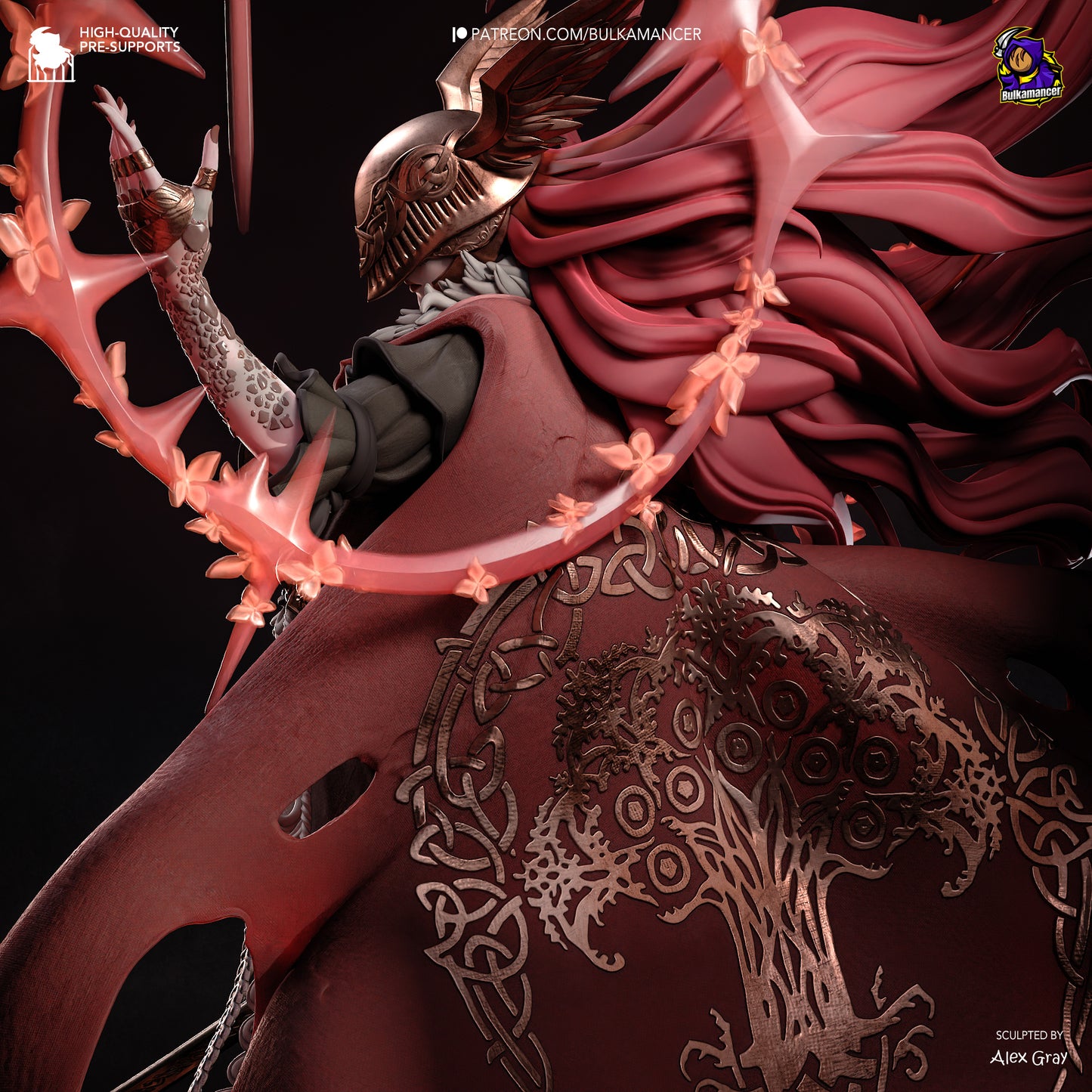 Scarlet Halo Blade Goddess
