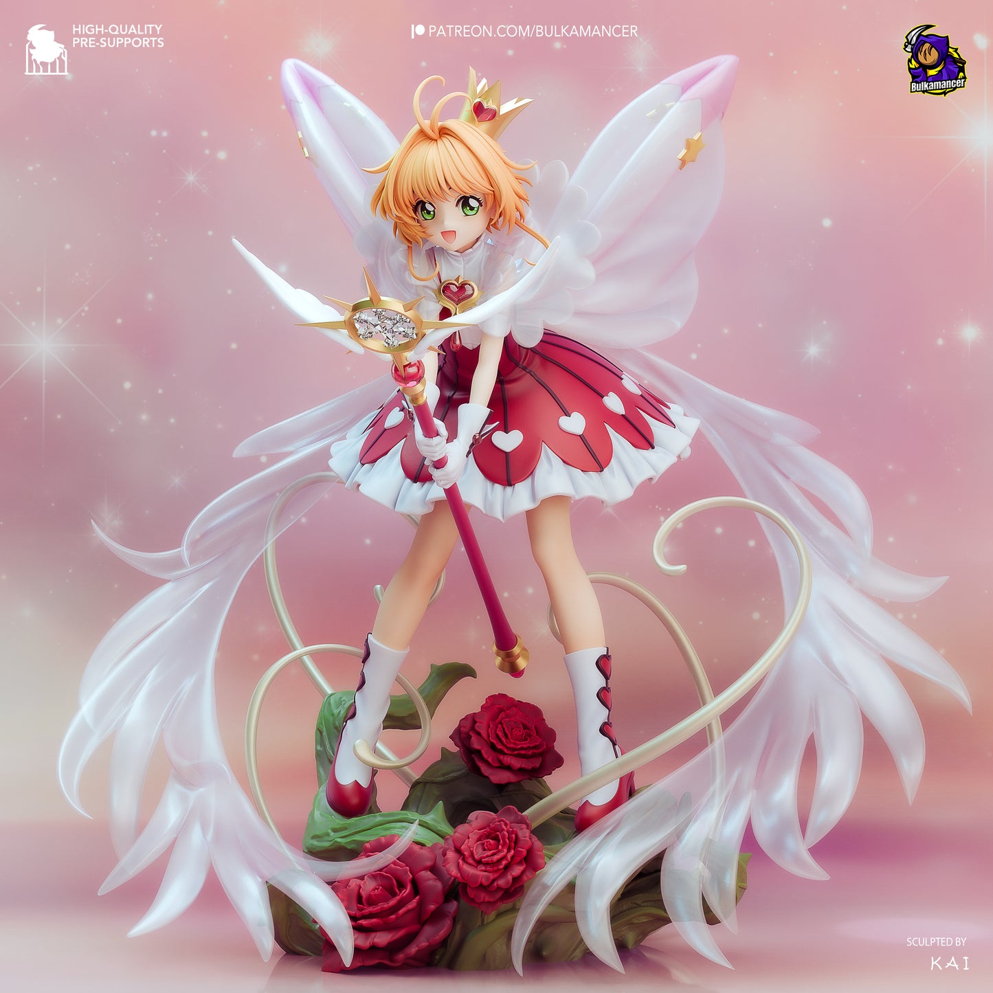 Rose-Winged Magical Girl
