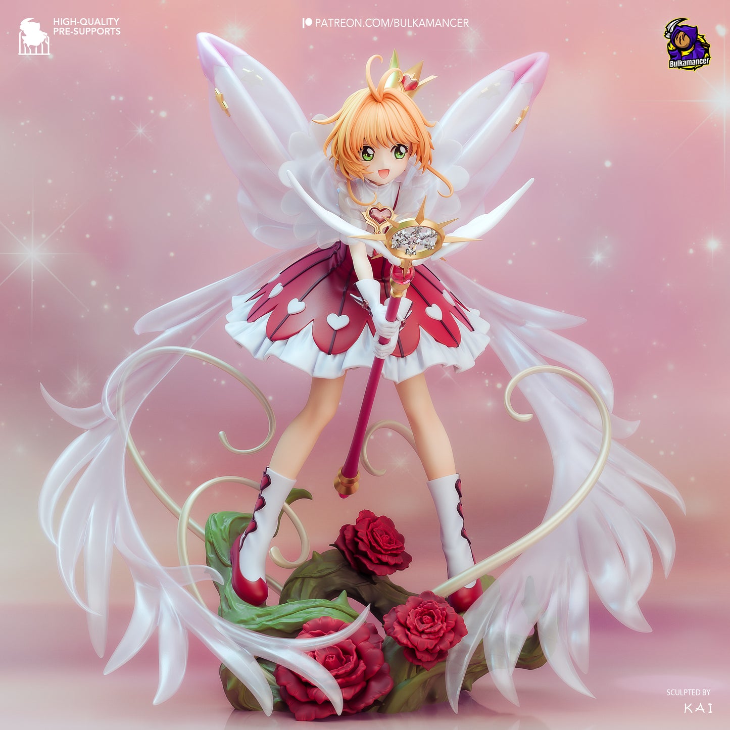 Rose-Winged Magical Girl