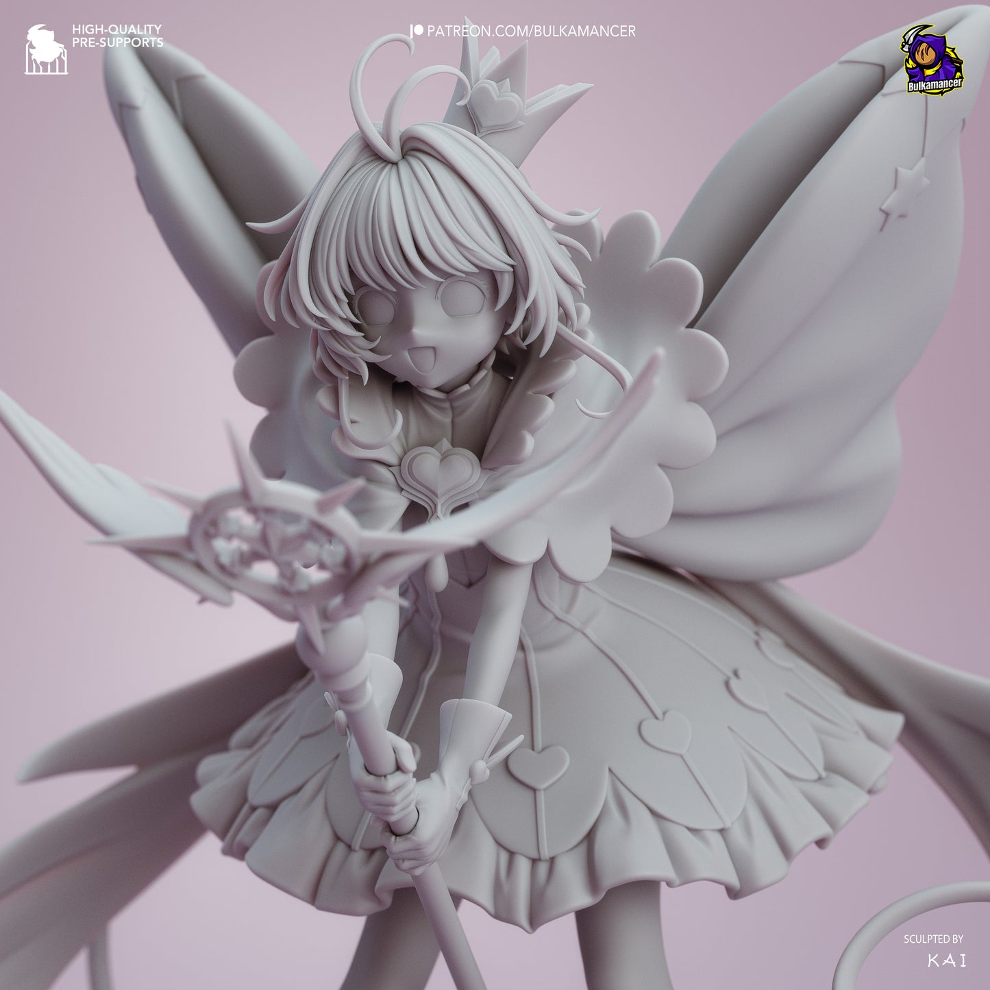 Rose-Winged Magical Girl