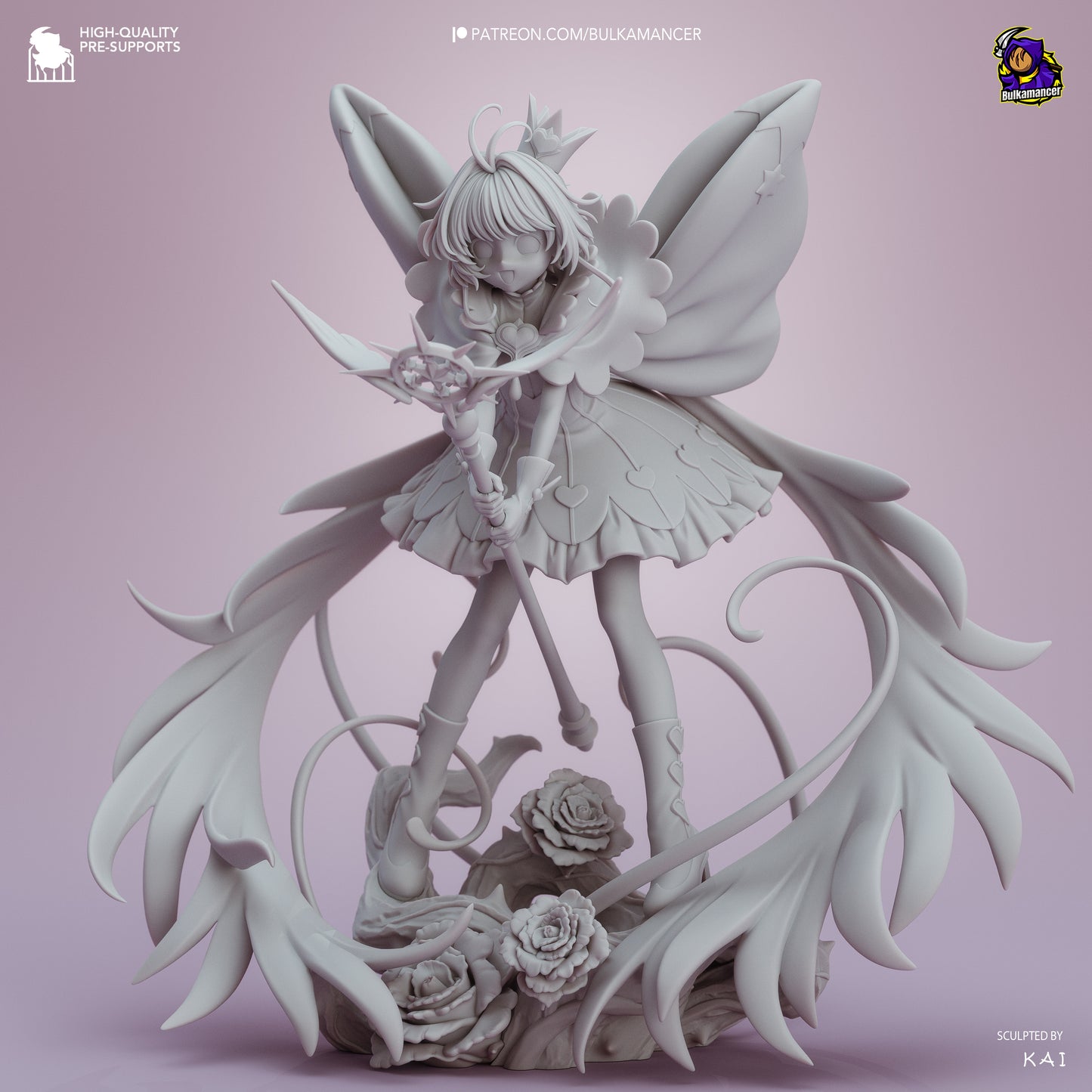 Rose-Winged Magical Girl