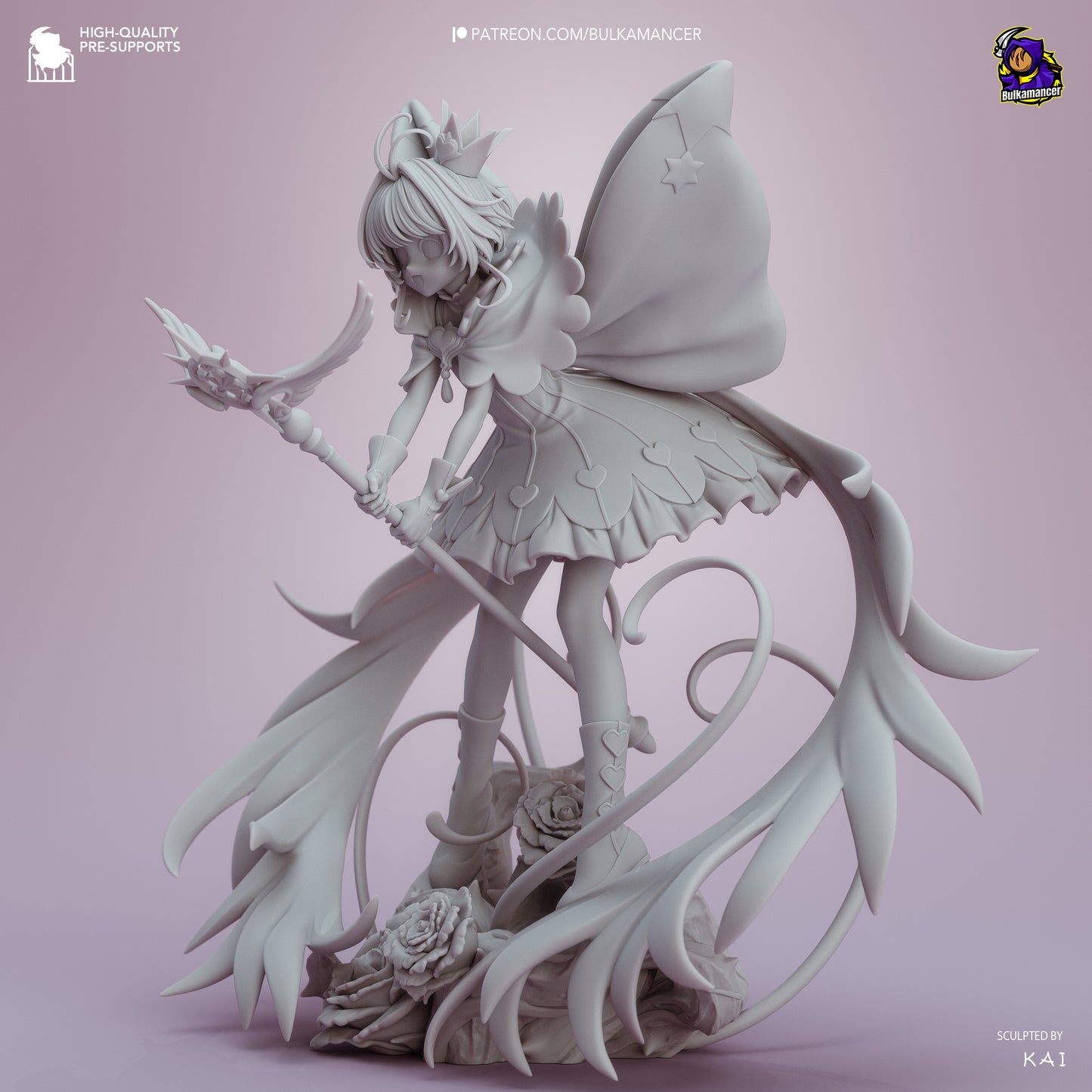 Rose-Winged Magical Girl