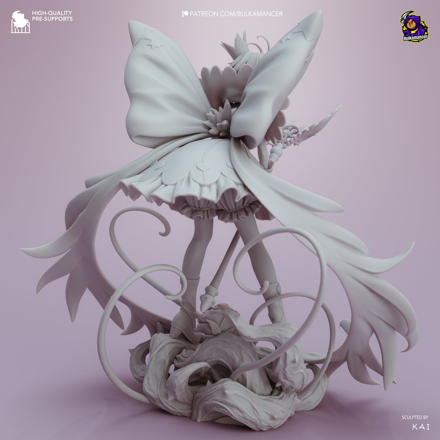 Rose-Winged Magical Girl