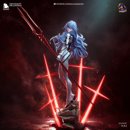 Blue-Haired Mecha Pilot