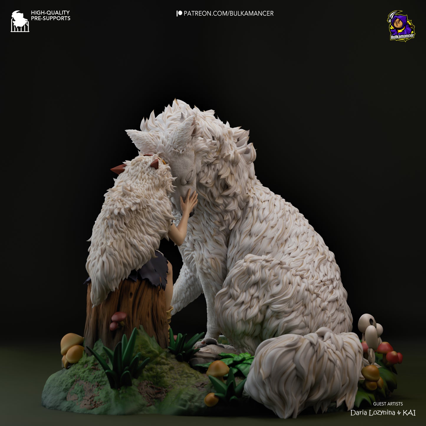 Wolf-Raised Forest Maiden