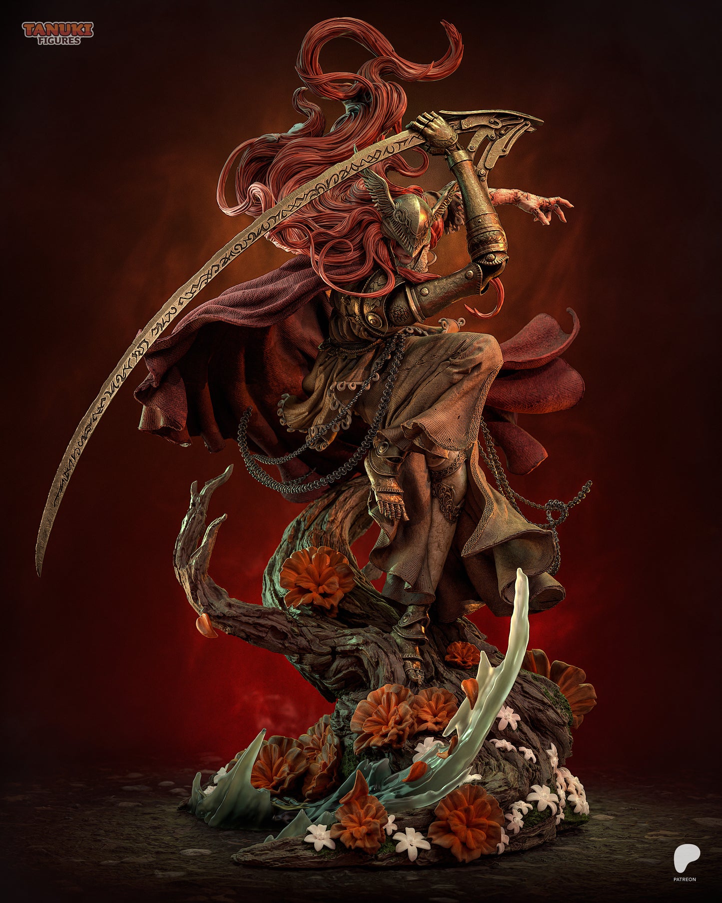 Blooming Crimson Valkyrie