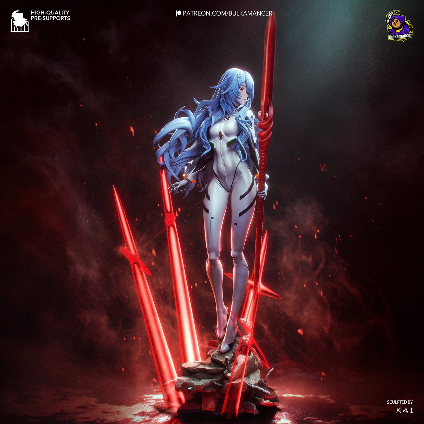 Blue-Haired Mecha Pilot