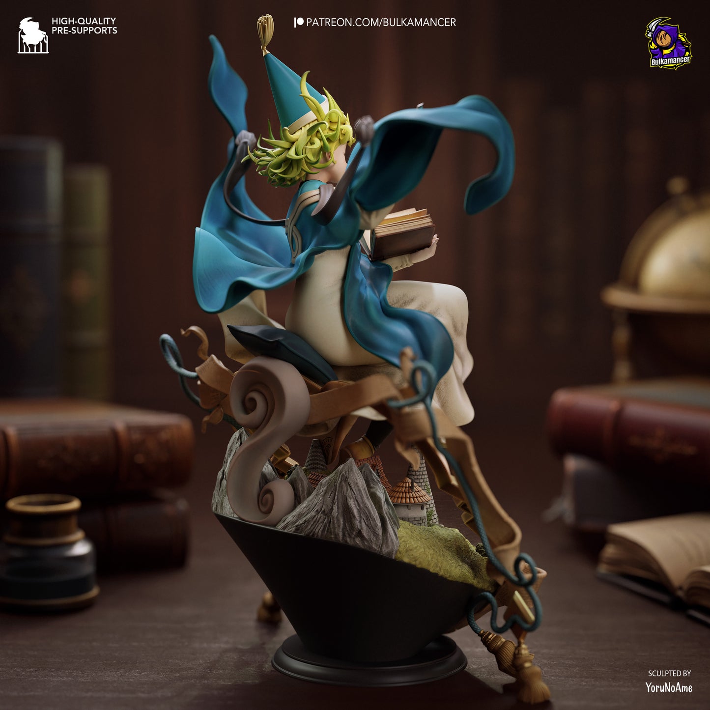 Book-Wielding Storybook Witch