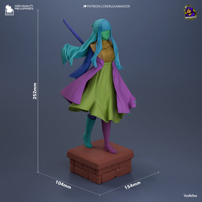 Violet-Haired Apprentice Spellcaster