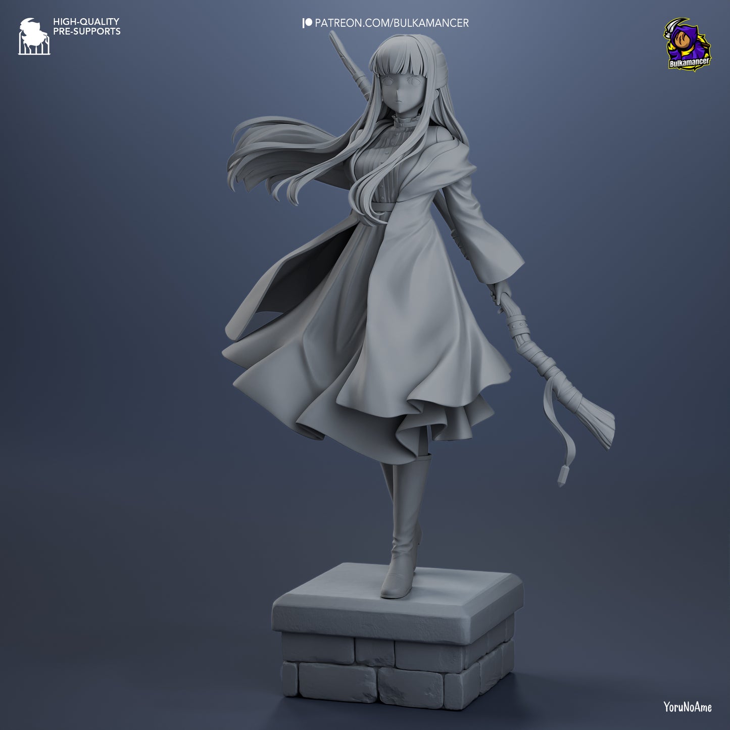 Violet-Haired Apprentice Spellcaster