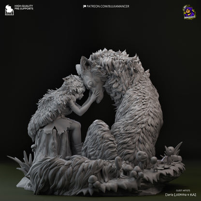 Wolf-Raised Forest Maiden